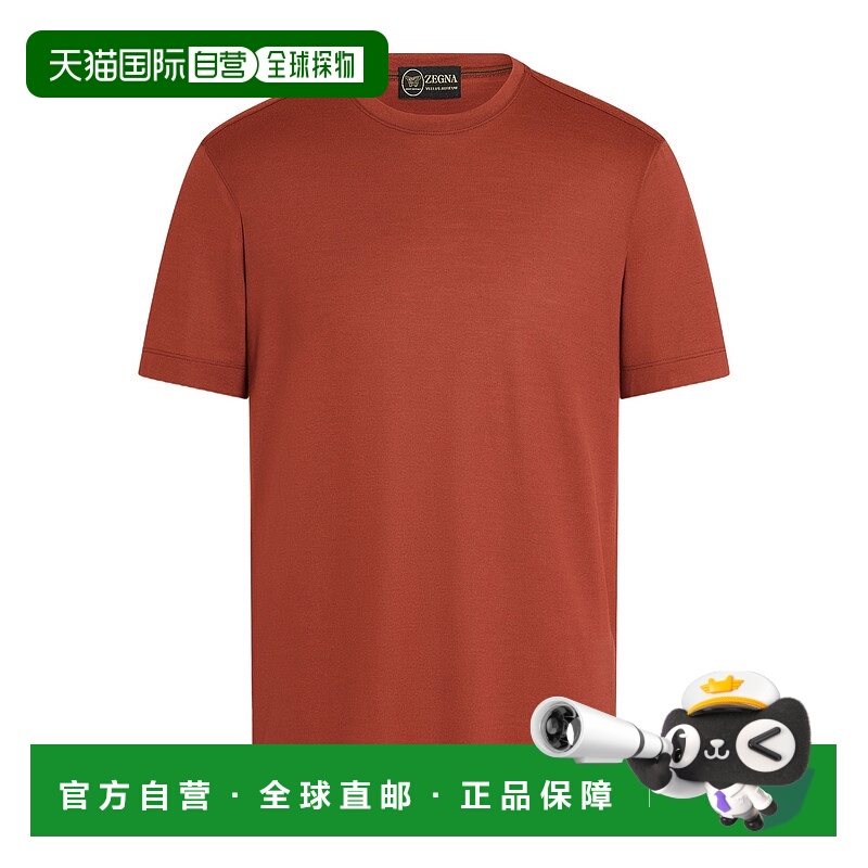 香港直邮Zegna Vellus Aureum T 恤 UFV97A9FV7VL8短袖杰尼亚