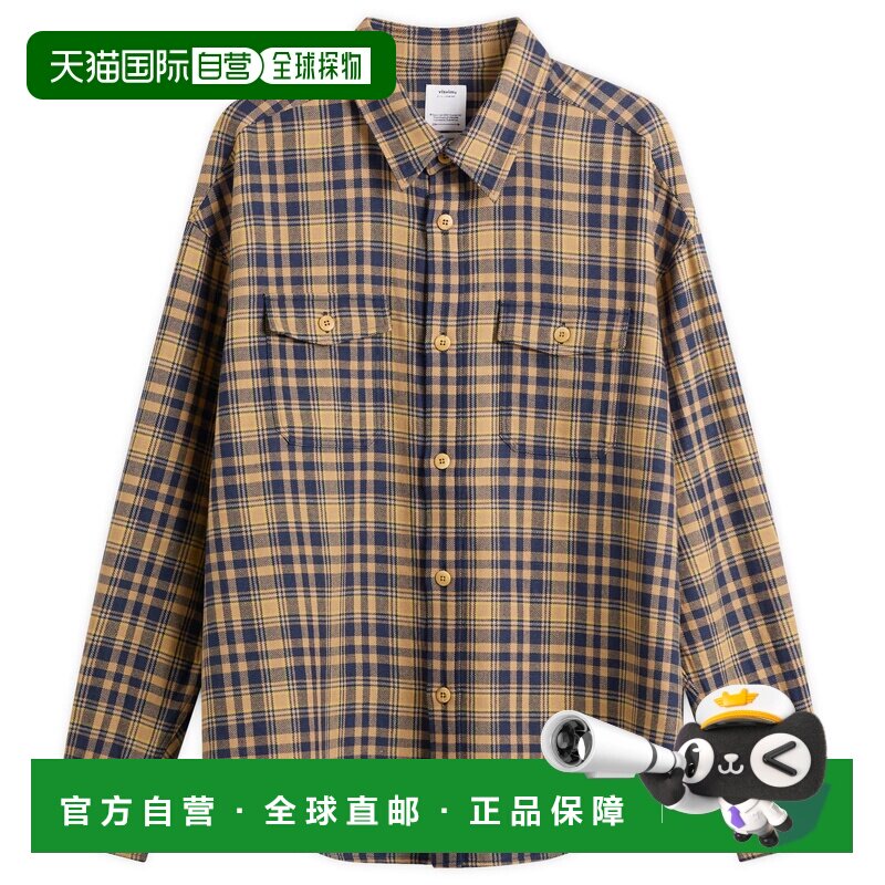 香港直邮Visvim 维斯维木 男士 Lumber 格纹长袖衬衫 01261050110