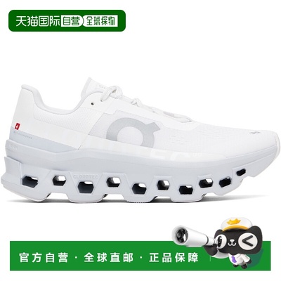1h可退 香港直邮On 男士 白色 Cloudmonster 运动鞋 6197654昂跑