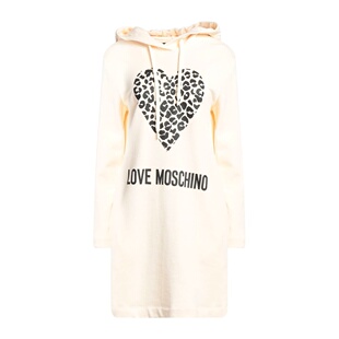 beige米色 香港直邮moschino 舒适时 连衣裙 短款 爱莫斯奇诺 女士