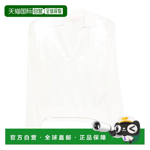 1h可退 香港直邮LIU JO 女士衬衫 WA6218MA68RP9691BIANCOLANA SS