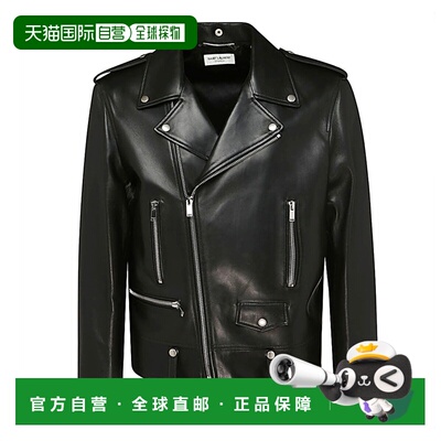 1h可退 香港直邮Saint Laurent 圣罗兰 男士 机车皮革夹克 484284