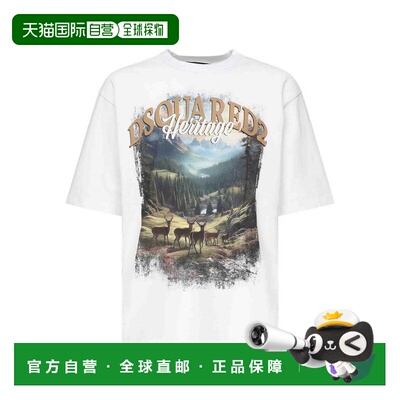 1h可退 香港直邮DSQUARED2 男士T恤 S74GD1467S24583100 AW2025