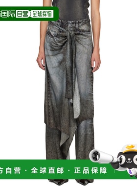 香港直邮Diesel 迪赛 女士 灰色 P-Aloma 长裤 A185790LKCT牛仔裤