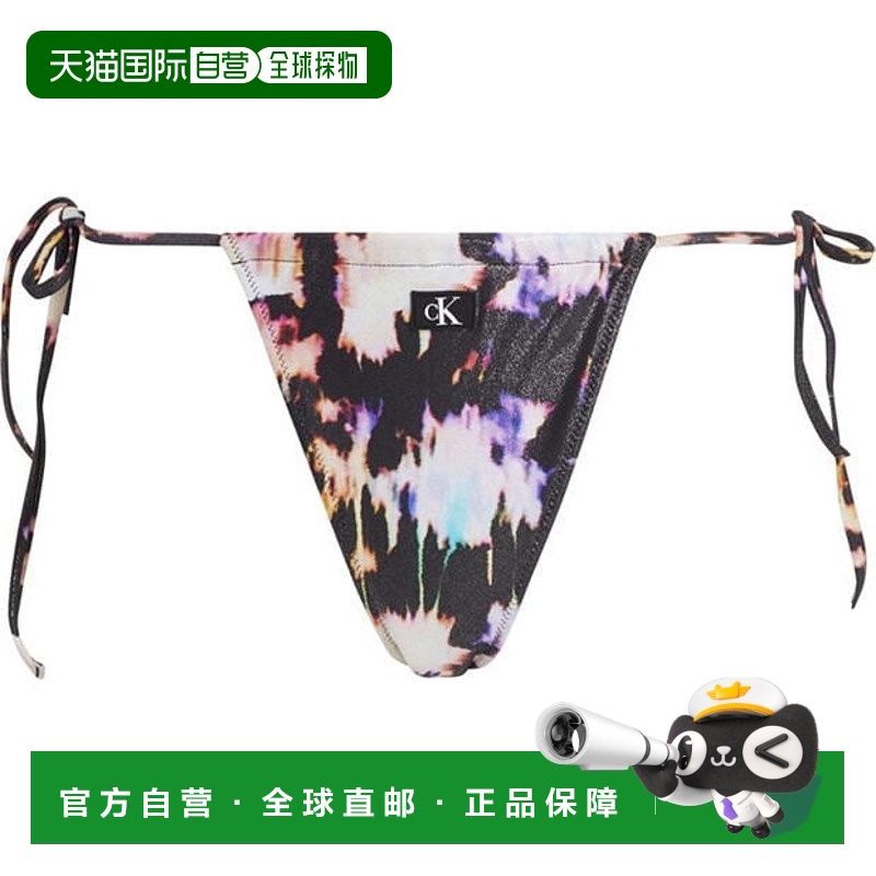 1h可退 香港直邮Calvin Klein 卡尔文 克莱恩 女士 箔片打结领比