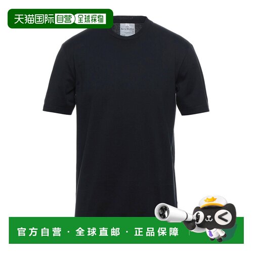 1h可退 香港直邮Acne Studios 艾克妮 男士 基础款T恤 black黑色