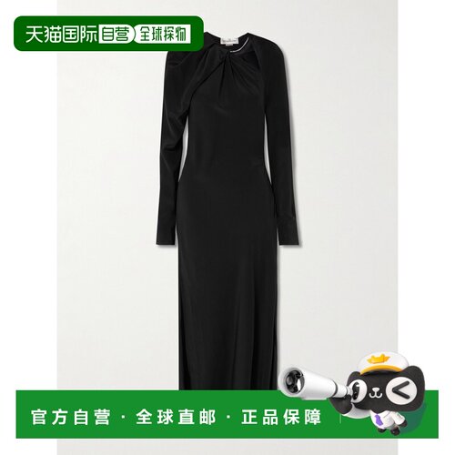 香港直邮VICTORIA BECKHAM 维多利亚 贝克汉姆 女士 链条装饰垂褶