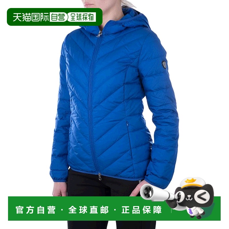 香港直邮EA7 Emporio Armani 徽标连帽羽绒服 8NTB28TNE1Z1582