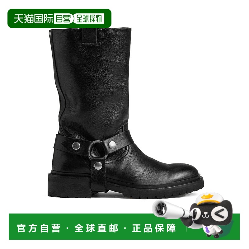 香港直邮Golden Goose Deluxe Brand 圆头短筒靴 GWF00870.F00697