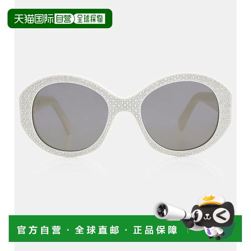 1h可退 香港直邮Celine 思琳 女士 Bold 3 圆点精饰圆形太阳眼镜