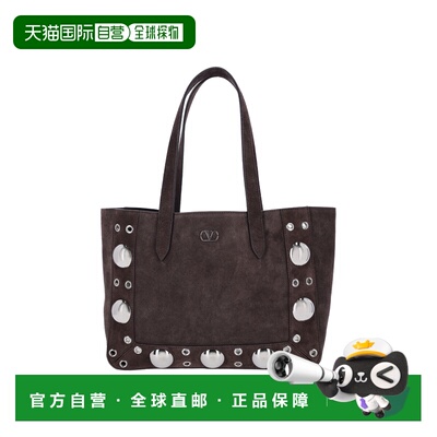 1h可退 香港直邮valentino 华伦天奴 女士 NELLCOTE COWHIDE 棕色