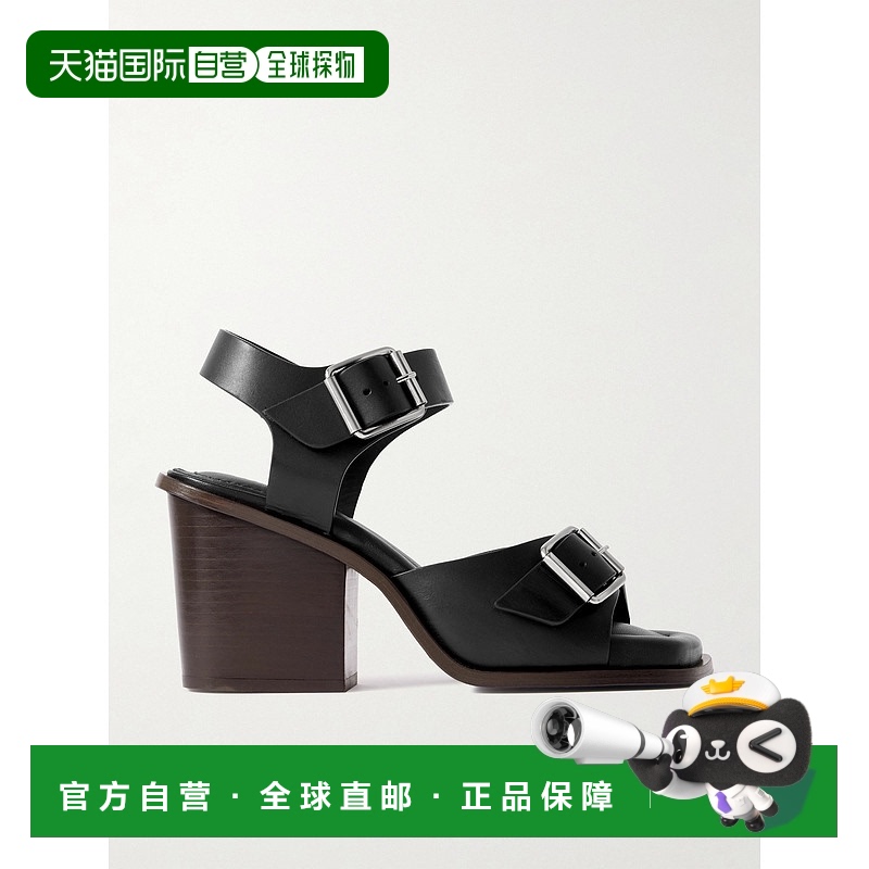 1h可退 香港直邮Lemaire 女士 方跟高跟凉鞋 FO0024LL196