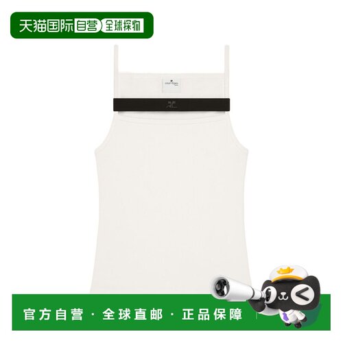 香港直邮Courreges 女士 PU 白色聚酯上衣 326JDE175JS0194