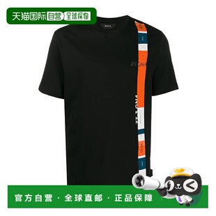 T恤 徽标短袖 香港直邮Zegna ZZ630VVU372杰尼亚 99新未使用