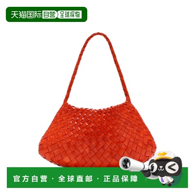 香港直邮DRAGON DIFFUSION 女士 橙色皮革单肩包手袋 8943NARANJA