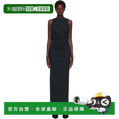 香港直邮Issey Miyake 三宅一生 女士 海军蓝 Allow 连衣裙 IM68F