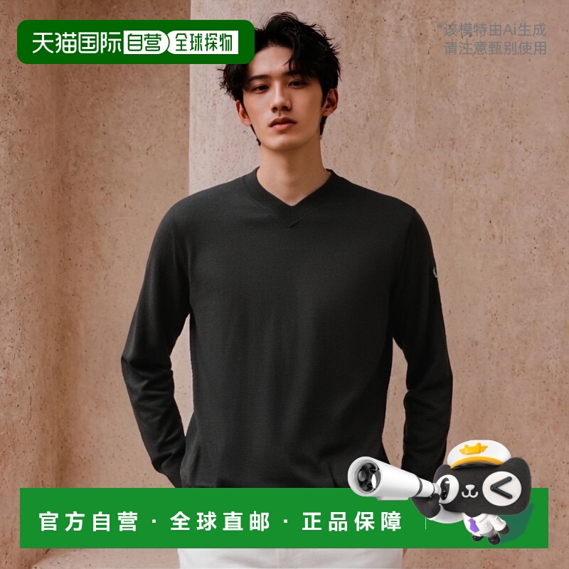 香港直邮EA7 Emporio Armani 小V领长袖针织衫 SLM07MSL04M