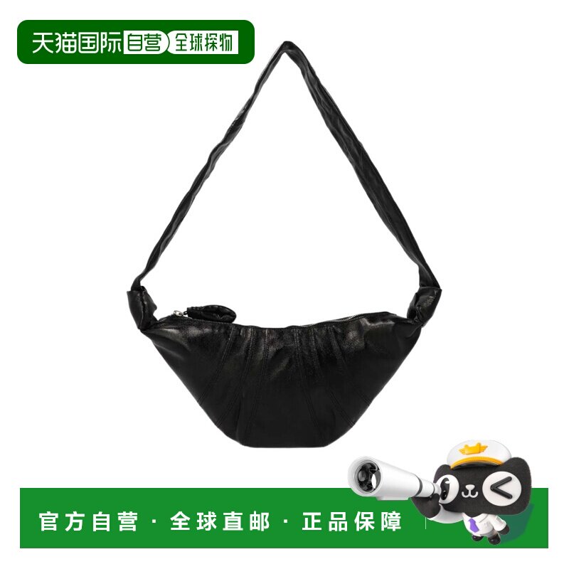 香港直邮LEMAIRE 女士单肩包 BG0003LF1073999 CO 黑色 小号牛角