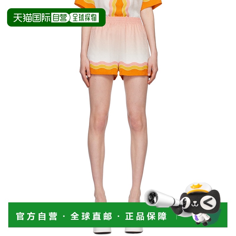 1h可退 香港直邮Casablanca 女士 多色 Monogram 短裤 WS23TR1040