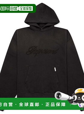 1h可退 香港直邮Represent 男士 MLM100160/AFTER 深色卫衣 MLM10