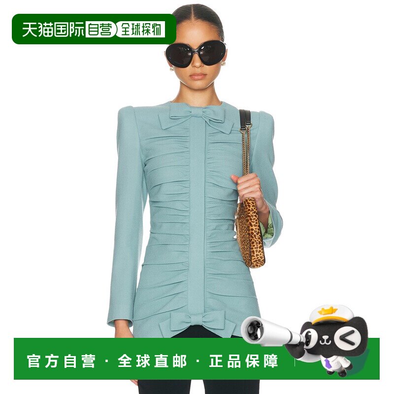 美国直邮valentino 华伦天奴 女士 Rouche 长款西装连衣裙 8B0CE5