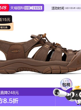 1h可退 香港直邮keen 男士 棕色 Newport H2 凉鞋 1030137monochr