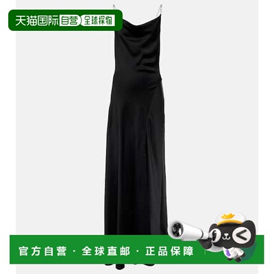 1h可退 香港直邮Tom Ford 汤姆 福特 女士 Finley 精饰缎面长款连