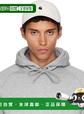 1h可退 香港直邮CARHARTT WIP 男士 白色 Madison Logo 棒球帽 I0
