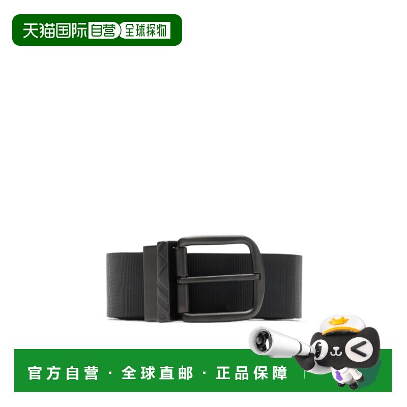 1h可退 香港直邮BURBERRY 男士腰带 81200021 SS2026 黑色 格纹针
