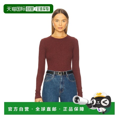 1h可退 香港直邮AGOLDE 女士 Delphi 修身T恤 A72301352 brown棕