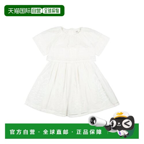 1h可退 香港直邮Chloe蔻依女童连衣裙