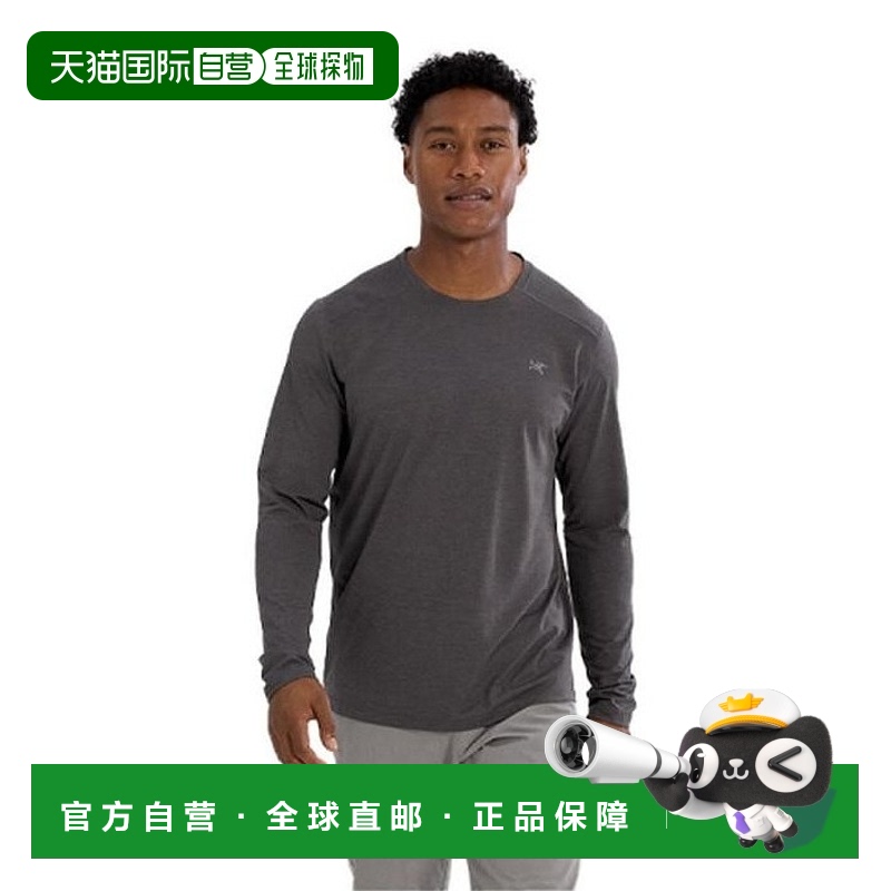 自营1h可退 欧洲直邮ARCTERYX/始祖鸟 CORMAC CREW男士长袖黑色圆