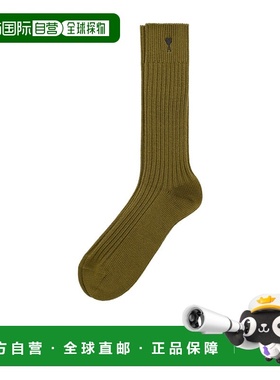 1h可退 香港直邮Ami Paris 徽标袜子 USC615AK0007.