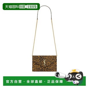 1h可退 香港直邮Saint Laurent CASSANDRE ENVELOPE帆布信封链条