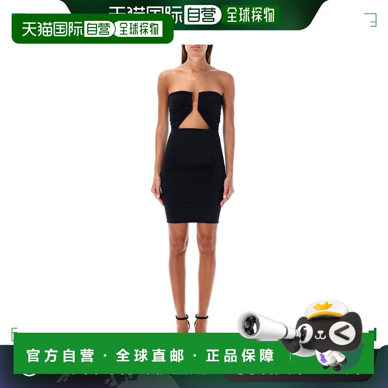 欧洲直邮RICKOWENS女士连衣裙褶皱休闲百搭潮流时尚舒适透气女装