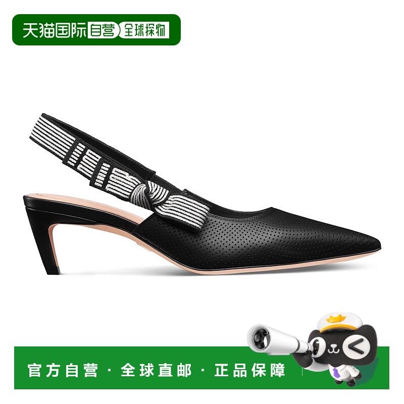 1h可退 香港直邮DIOR 迪奥 女士 Toujours supple 露跟穿孔羔羊皮