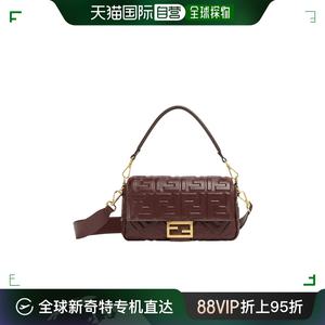 香港直邮Fendi Baguette中号翻盖单肩包 8BR600A72V