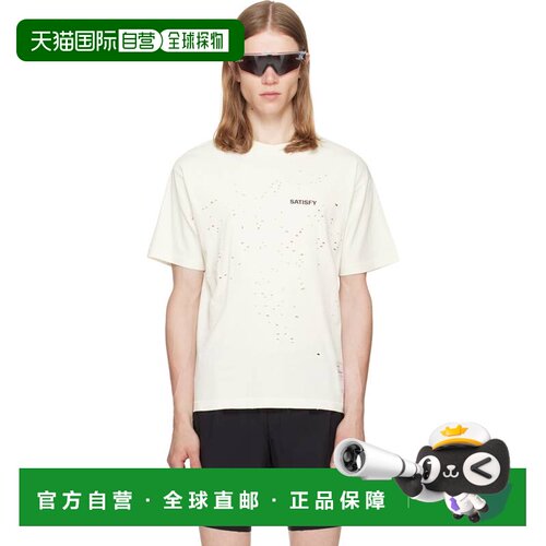 1h可退 香港直邮Satisfy 男士 灰白色 MothTech T恤 1100612A02Ag