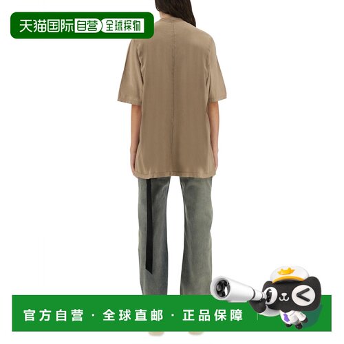 香港直邮RICK OWENS DRKSHDW 女士T恤 DS02E7204RN88 AW2025短袖