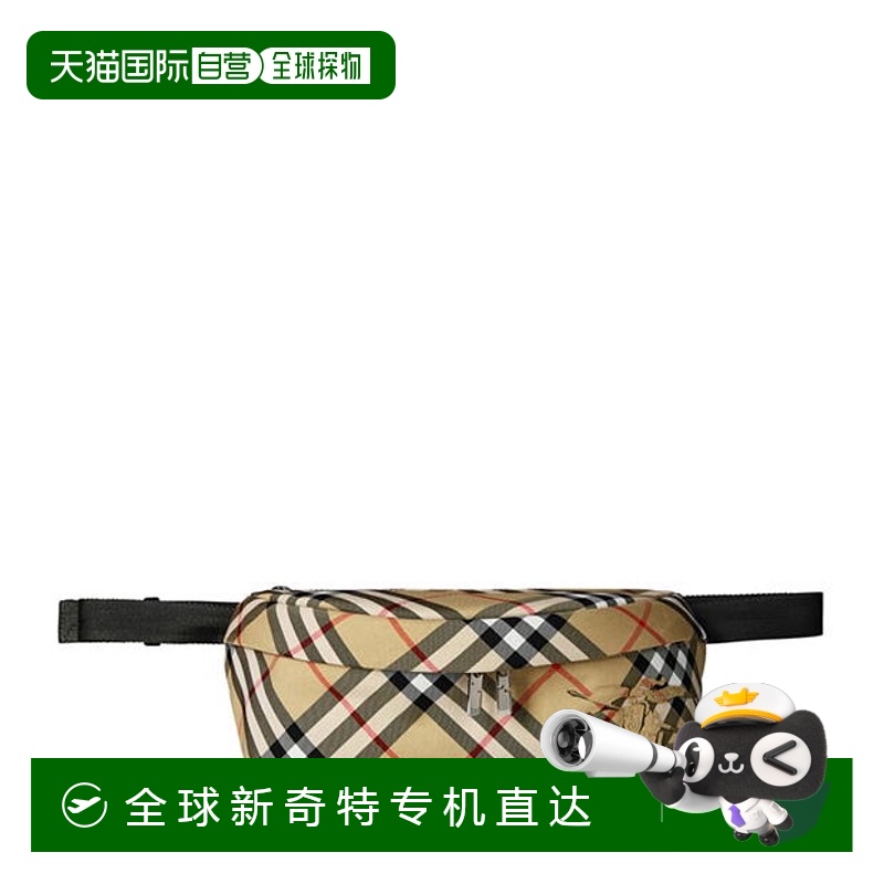 香港直邮Burberry 巴宝莉 男士 Burb Check Bumbag Sn51 腰包时尚
