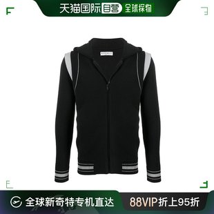 香港直邮Givenchy BM00FX4Y5A 黑色连帽刺绣休闲夹克