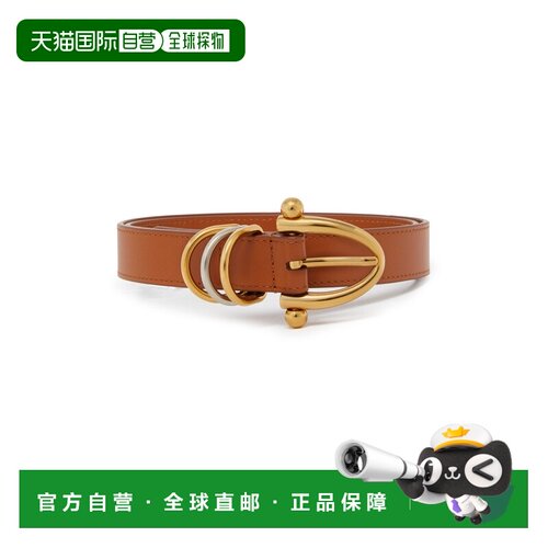 自营欧洲直邮CHLOE蔻依 Bracelet Chloe女士泥棕色牛皮革腰带