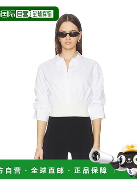 1h可退 香港直邮Simkhai 女士 Stiles 衬衫 1262241PC white白色
