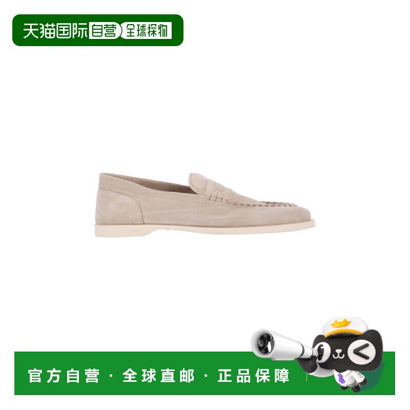 1h可退 香港直邮John Lobb 男士 浅褐色平底鞋 PACESAND beige米 - 实物图