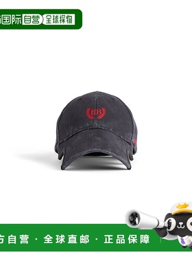 欧洲直邮BALENCIAGA (2025新品) Laurel Classic 渐变黑/红帽子