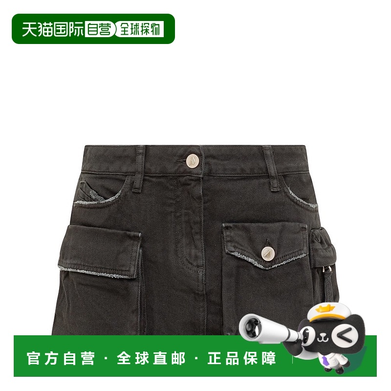 1h可退 香港直邮The Attico 女士 牛仔短裙 236WCS136D059