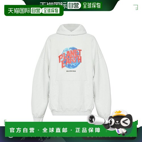 1h可退 香港直邮Balenciaga 巴黎世家 男士 Planet Earth连帽衫 8