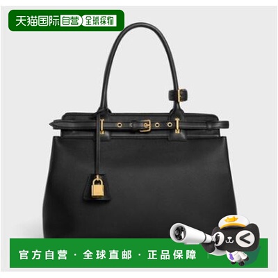 1h可退 香港直邮CELINE 女士手提包 199873EZJ38NO CO 黑色 CONTI