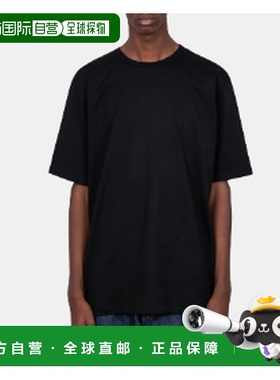 1h可退 香港直邮AURALEE 男士 plaiting 亮面T恤 A00P02GTblackNo