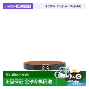 腰帶 香港直郵Loewe Anagram E821Z20X02羅意威牛皮新款 雙面